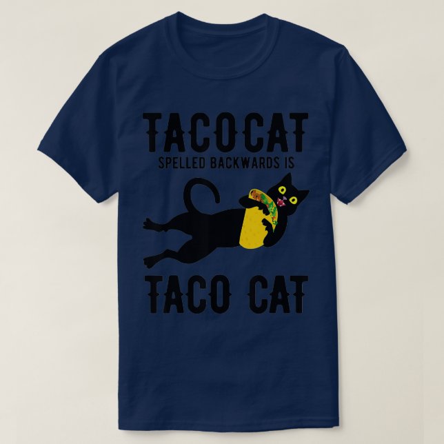 T-shirt Funny Taco Cat Boys Girls Cinco De Mayo Taco Tues (Design devant)