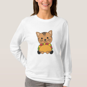 T-shirt Funny Taco Cats Tacos Mexique Cute Cat