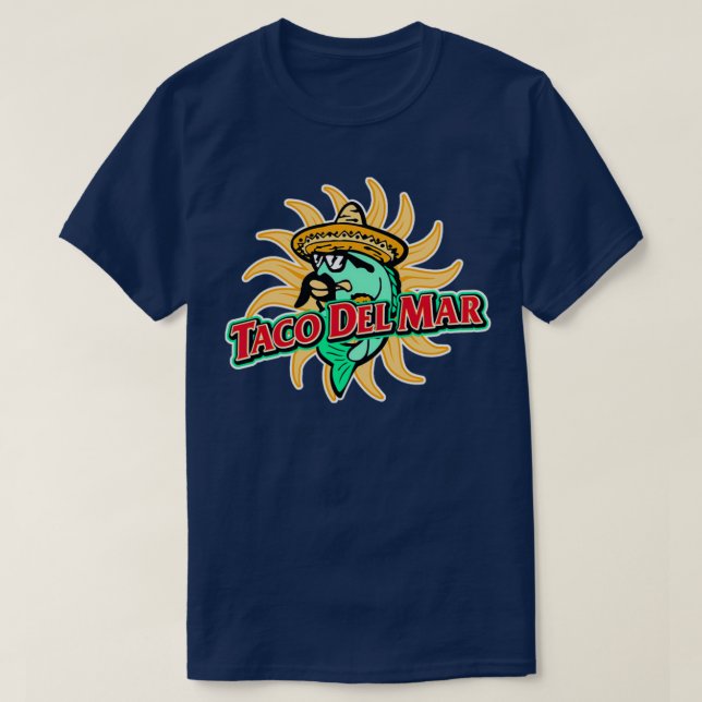 T-shirt Funny Taco del Mar Design (Design devant)