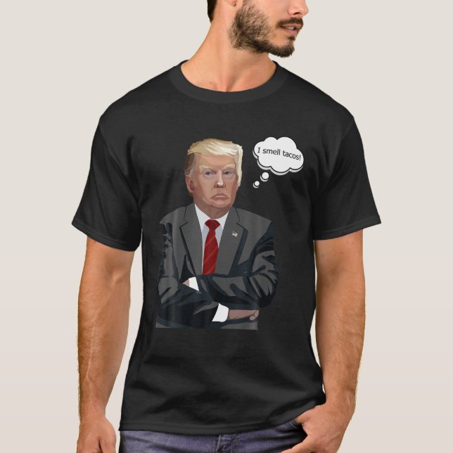 T-shirt Funny Taco Trump T Shirt (Devant)