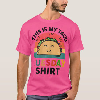 T-shirt Funny Taco-Tuesday Taco Twosday Toddler Mexican