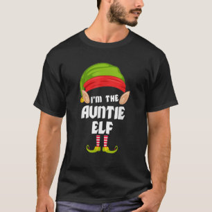 T-shirt Funny Tante Elf Matching Family Group PJ Christma