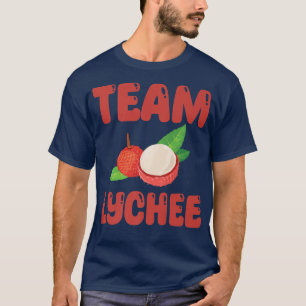 T-shirt Funny Team Lychee Outfit Tropical Fruit Lover Prem