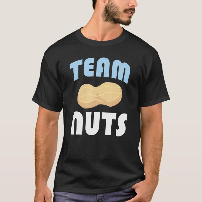 T-shirt Funny Team Nuts Baby Boy Gender Reveal Announcemen (Devant)
