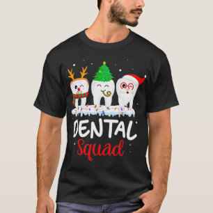 T-shirt Funny Teeth Santa Reindeer