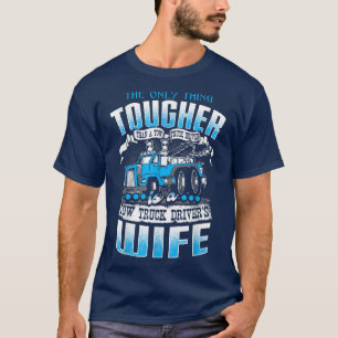 T-shirt FUNNY TOW-TRUCK DRIVER OPERATOR femme back print