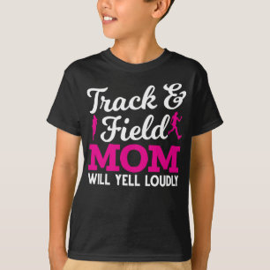 T-shirt Funny Track and Field Mother Running Kids