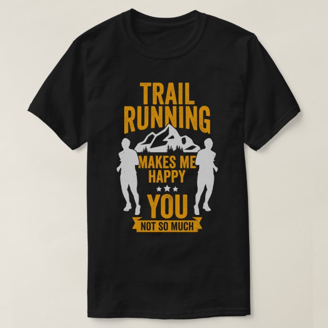 T-shirt Funny Trail Runner Runner Don (Design devant)