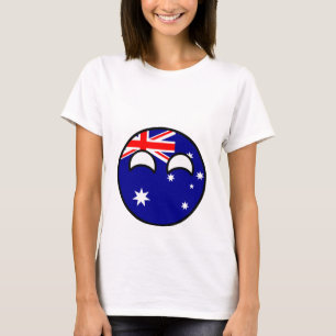 T-shirt Funny Trending Geeky Australia Countryball