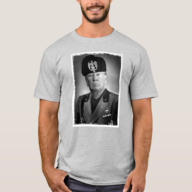 T-shirt Funny Trump et Il Duce (Devant)