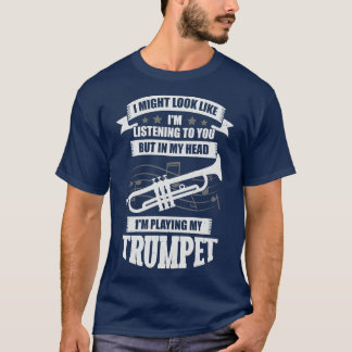 T-shirt Funny Trumpet Player Musique Trumpeter Cadeau