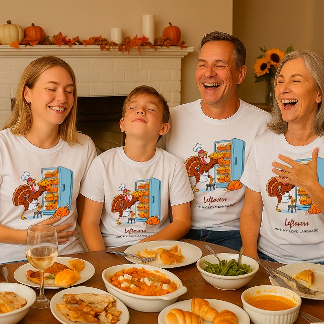 T-shirt Funny Turkey Thanksgiving Leftovers Food Lovers (Créateur téléchargé)