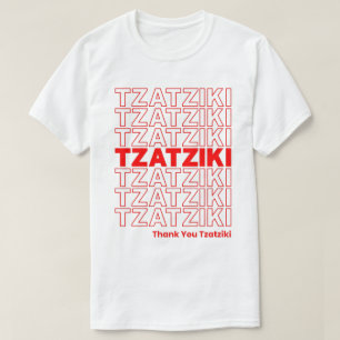 T-shirt Funny Tzatziki Sauce Grec Alimentation Merci alime