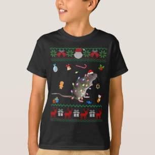 T-shirt Funny Ugly Xmas Sweater Animals Lights Christmas R