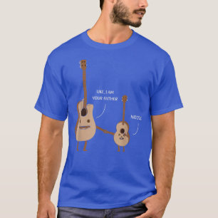 T-shirt Funny Uke Je Suis Ton Père T Shirt Ukulele Guitare