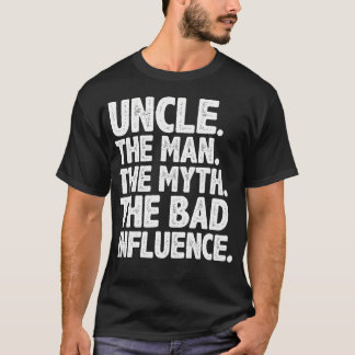 T-shirt Funny Uncle Design For Uncle Men First Time Uncle 