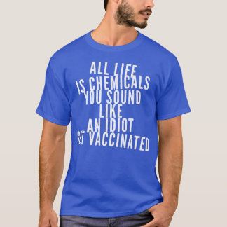 T-shirt Funny Vacciné Pro Vaccination Support Science Vacc