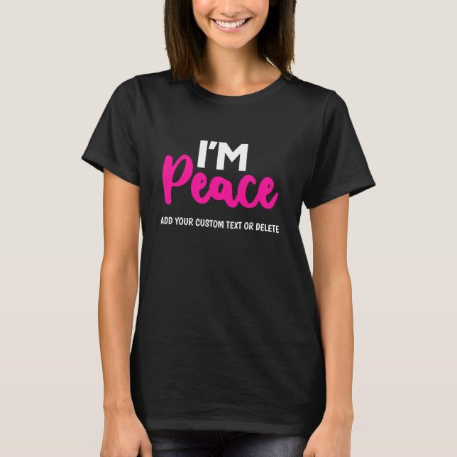 T-shirt Funny Valentines Je suis un cadeau de paix pour el (Devant)