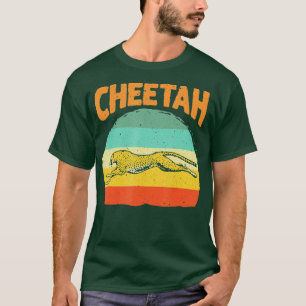 T-shirt Funny Vintage Cheetah Art Boys Girls Leopard Safar