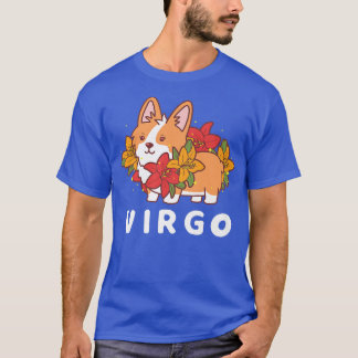 T-shirt Funny Virgo Zodiac Sign Dog Corgi Aesthetic Astrol