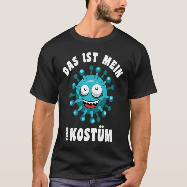 T-shirt Funny virus bacteria Bazille costume (Devant)