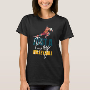 T-shirt Funny Volleyball Beach Volleyball Joueur équipe Am