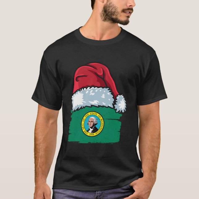 T-shirt Funny Washington fête Noël avec Noël Ha (Devant)