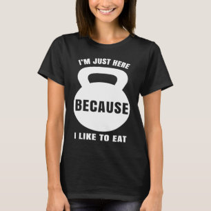 T-shirt Funny Weightlifter Weightlifting Kettlebells Work