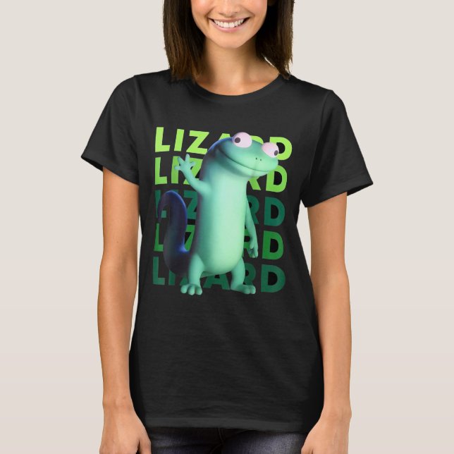 T-shirt Funny Weirore Lizard Meme _ 3d Surreal Animal  (Devant)
