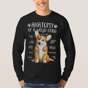 T-shirt Funny Welsh Corgi Dog Anatomy Dog 437