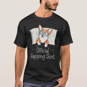 T-shirt Funny Welsh Corgi Power Napper Amoureux des chiens
