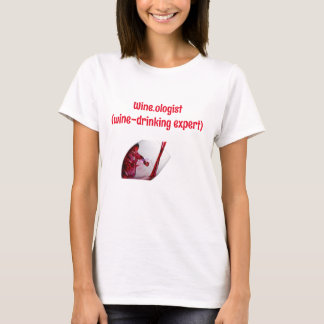 T-shirt Funny Wine Graphic 