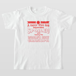T-shirt funny world's greatest spoiler grandpa