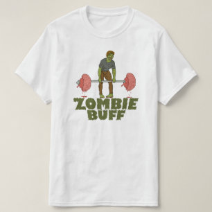T-shirt Funny Zombie Buff Weightlifter