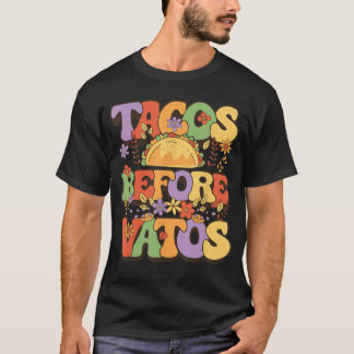 T-shirt Funnyacos Before Vatos Galentines Day Women Bestie