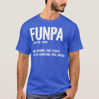T-shirt Funpa Définition Fête des pères grand-père grand-p