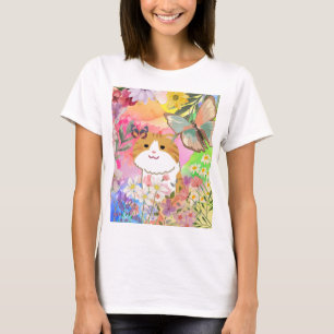 T-shirt Fur-real, je suis Flower Powered !" Amoureux des c