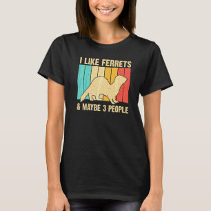 T-shirt Furet Cool Pour Hommes Femmes Animal Propriétaire