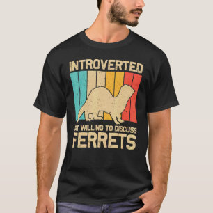 T-shirt Furet Cool Pour Hommes Femmes Animal Propriétaire