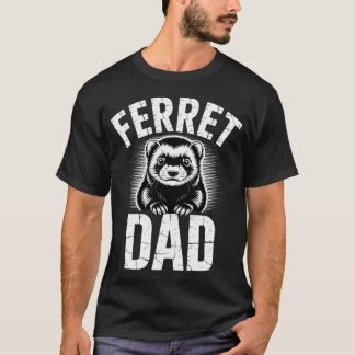 T-shirt Furet Drôle Papa Disant Animal Mignon