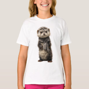 T-shirt Furet Enfant Écharpe Cosy