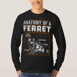T-shirt Furets Anatomie d'un furet