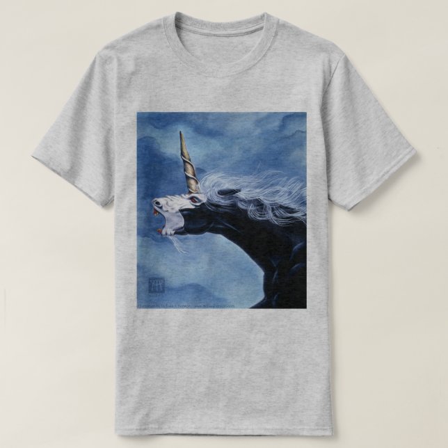 T-shirt Fureur de licorne (Design devant)