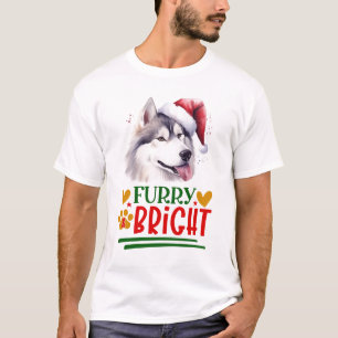 T-shirt Furry & Bright Husky