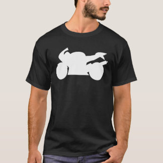 T-shirt fusée de route dans le blanc