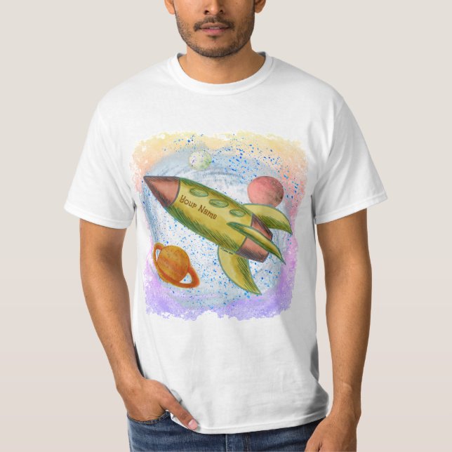 T-shirt Fusée Lunaire (Devant)