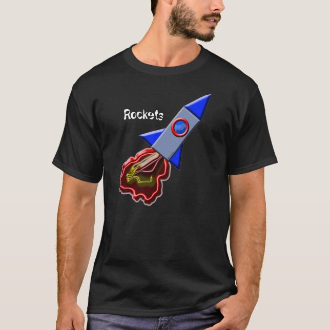 T-shirt fusée, Rocket (Devant)