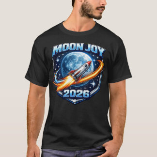 T-shirt Fusée spatiale Moon Joy 2026
