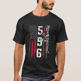 T-shirt Fusil Ar15 2Nd Adt 556 Ar-15 Dos