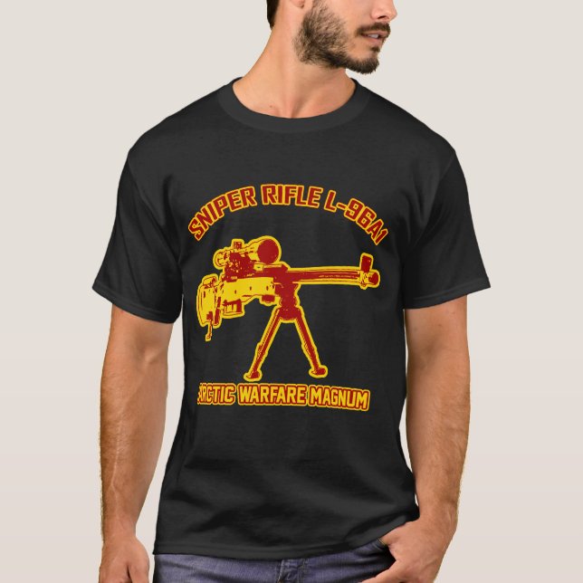 T-shirt Fusil de tireur isolé L-96A1 (Devant)